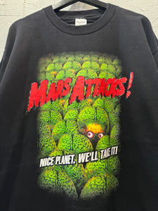 90s Mars Attacks Movie Promo TShirt. XLarge