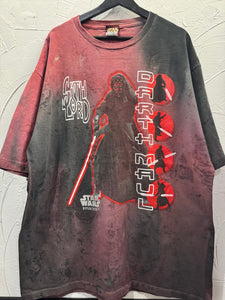 90s Star Wars Episode One Darth Maul TShirt. XLarge