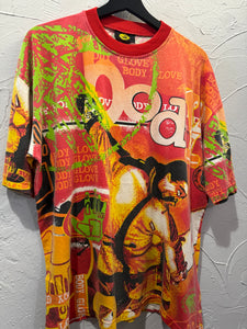 90s Body Glove All Over Print TShirt. XLarge