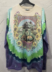 90s Liquid Blue Grateful Dead Terrapin Turtles LS TShirt. XLarge