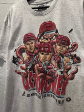90s Detroit Red Wings Octopower Caricature TShirt. XLarge