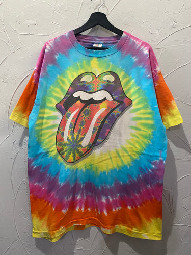 1994 The Rolling Stones Psychedelic Tongue TShirt. XLarge