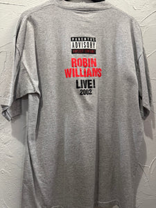 2001 Robin Williams Live Comedy TShirt. XLarge