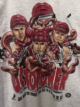 90s Detroit Red Wings Octopower Caricature TShirt. XLarge