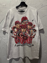 90s Detroit Red Wings Octopower Caricature TShirt. XLarge